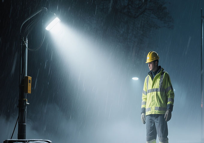 在极端条件下执行的应急照明